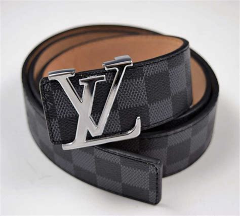 lv belt black and grey|louis vuitton belt checkered.